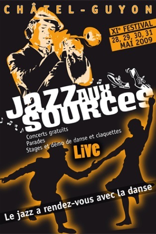 affiche JAZZ aux SOURCES 2009